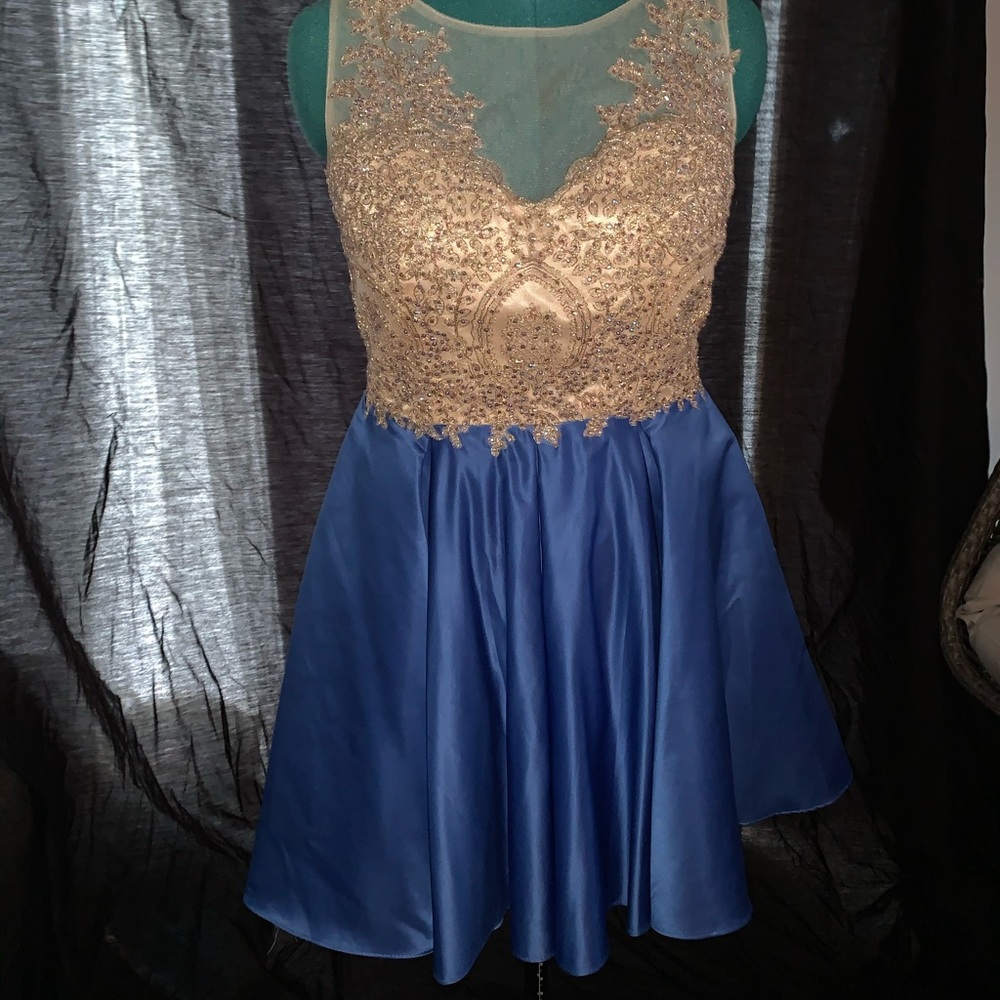 An semi formal dress, size XL fits like a LG